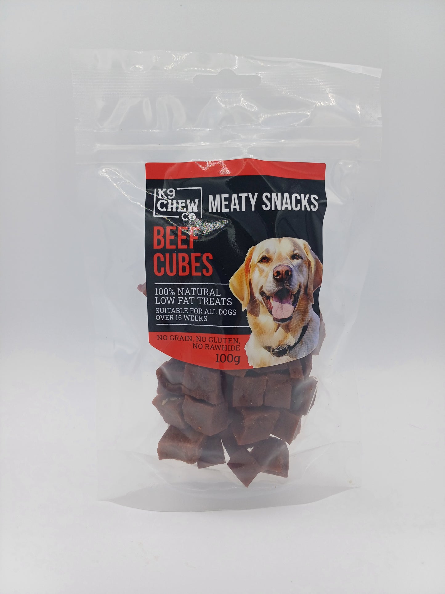 Meaty Snacks Beef Cubes 100g