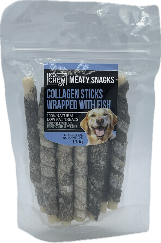 Collagen Wrapped with Fish stick 5" 100g