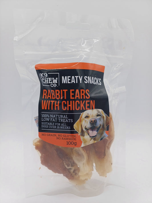 Meaty Snacks Rabbit Ears with Chicken 1kg