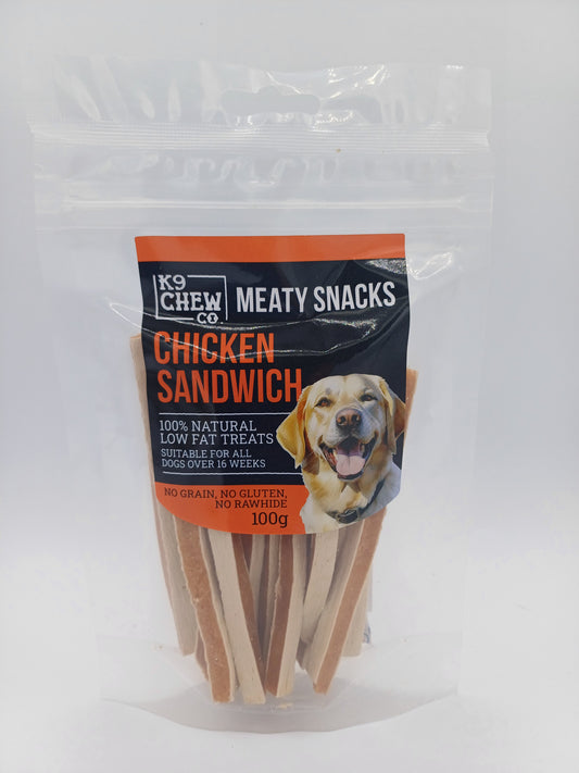Meaty Snacks Chicken Sandwich 100g