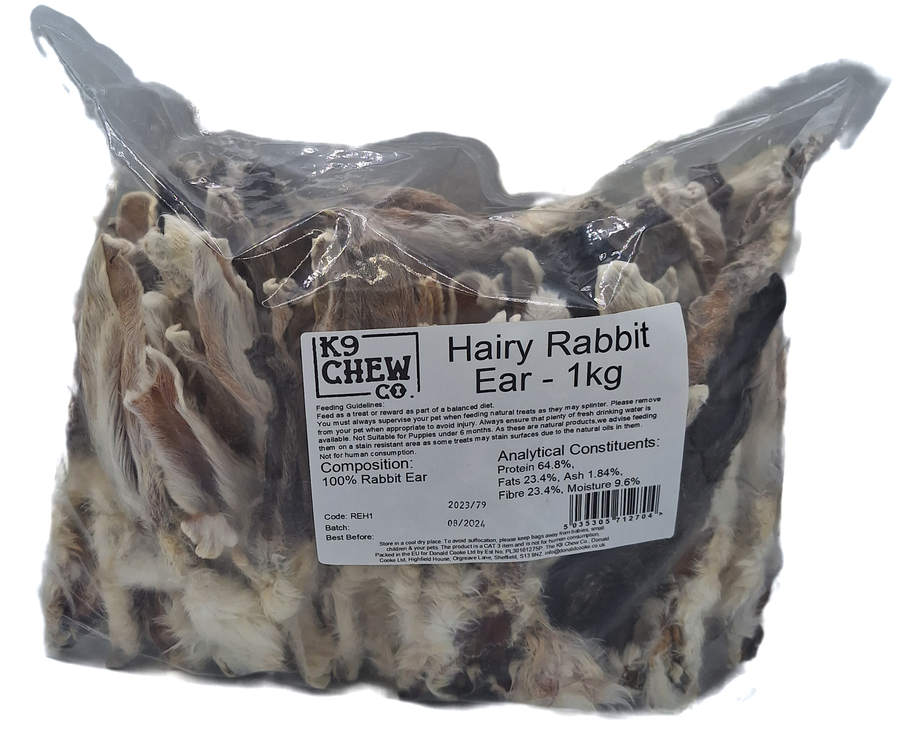 Rabbit Ears Hairy 1kg