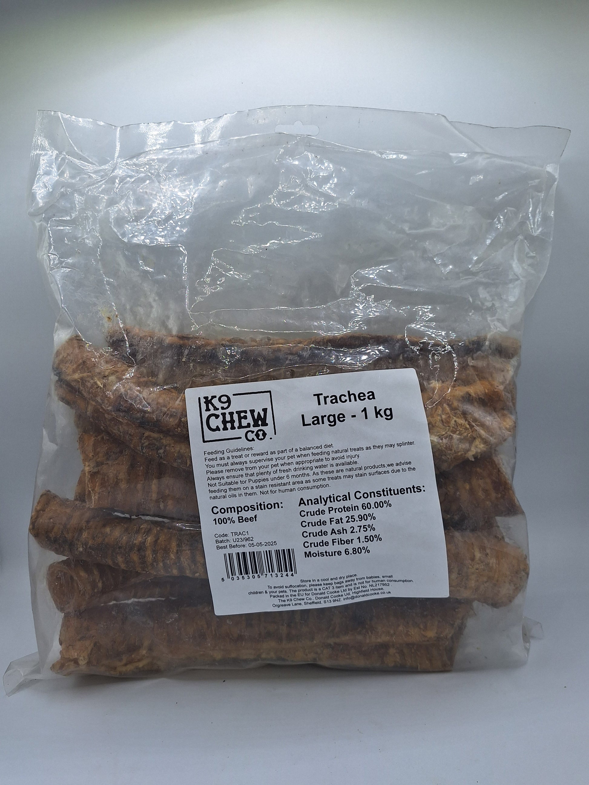 Beef Trachea Large 1kg