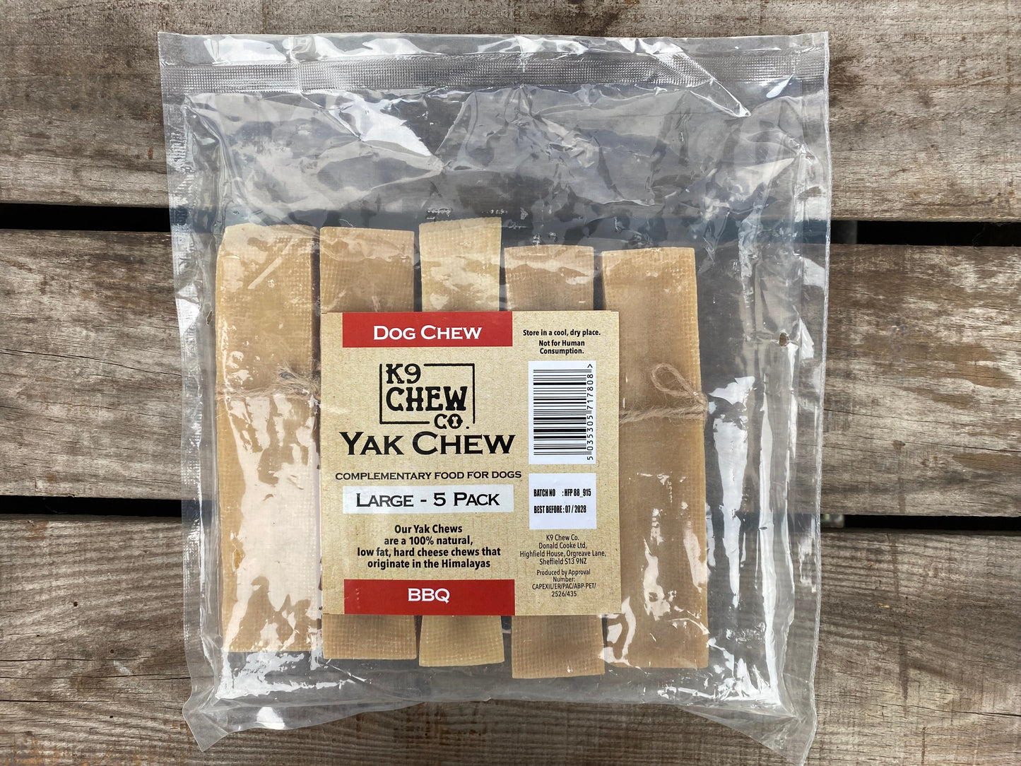 Yak Chew BBQ 5 pack