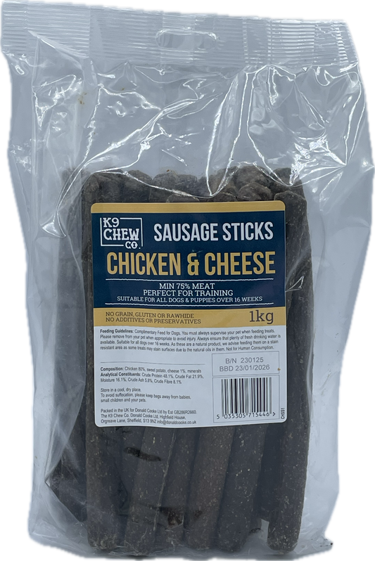 Chicken and Cheese Sausage STICKS 1kg