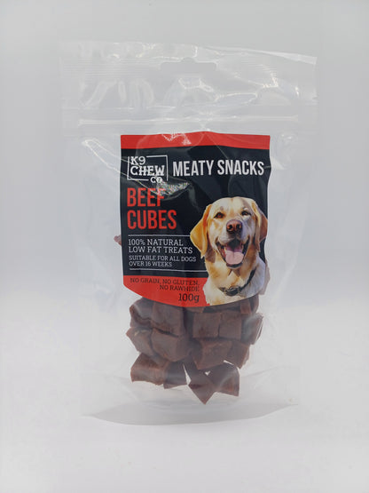 Meaty Snacks Cubes 100g