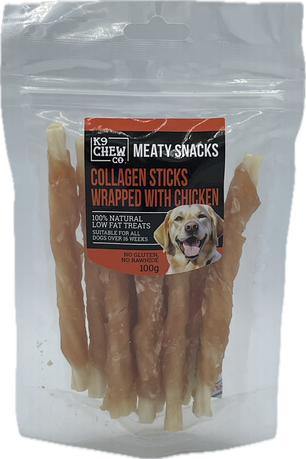 Collagen Wrapped stick 5" 100g