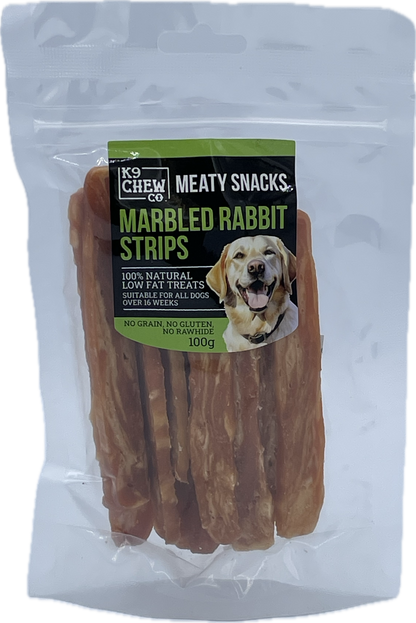 Meaty Snacks Marbled Strips 100g