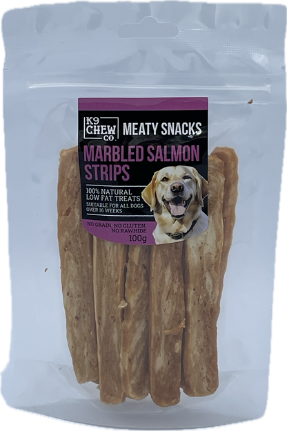 Meaty Snacks Marbled Strips 100g