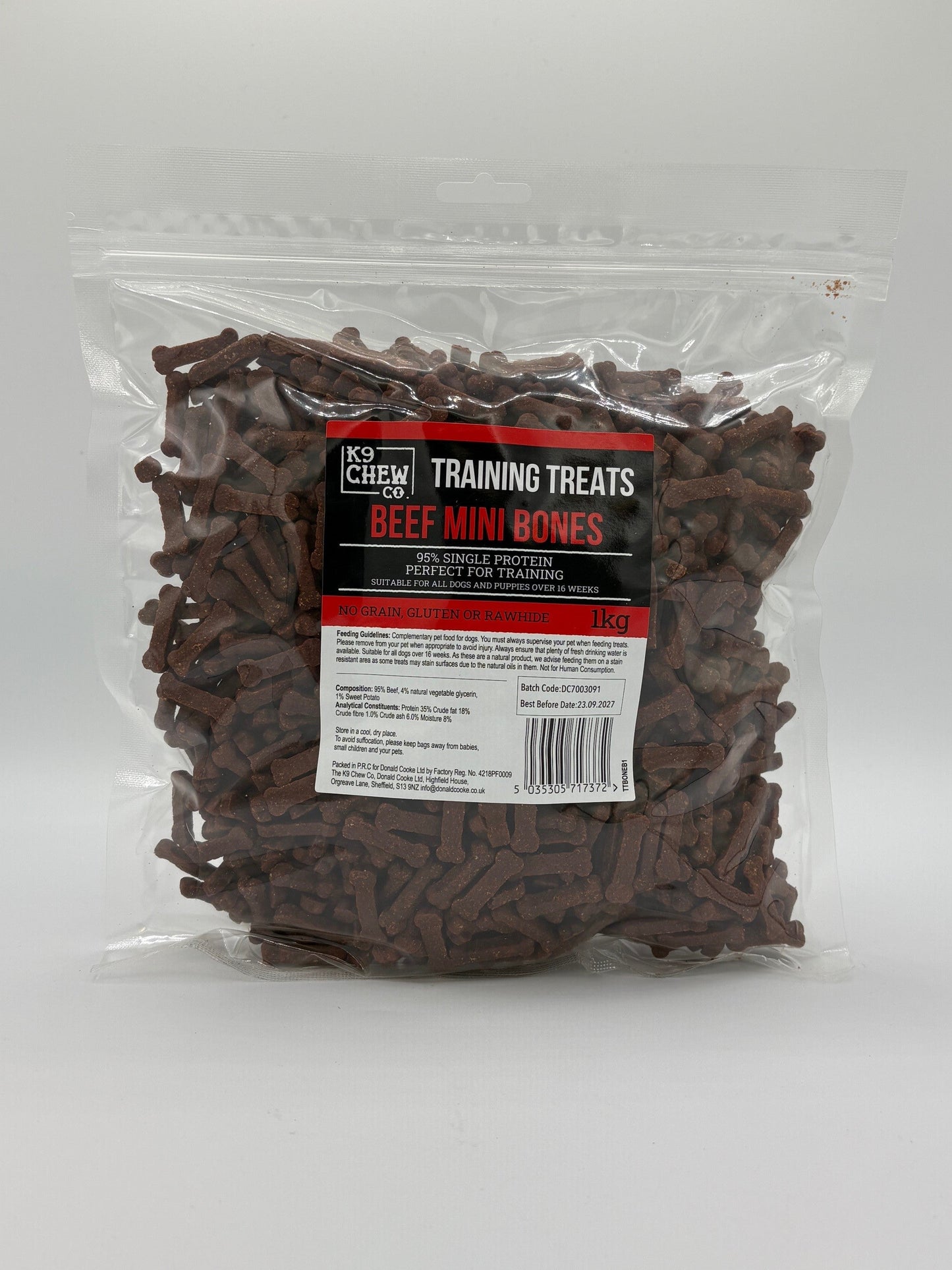 Mini Bone Training Treats 1kg
