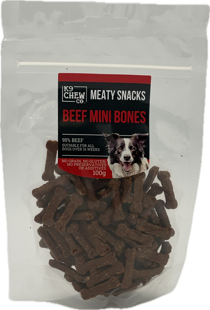 Meaty Snacks Mini Bone Training Treats 100g