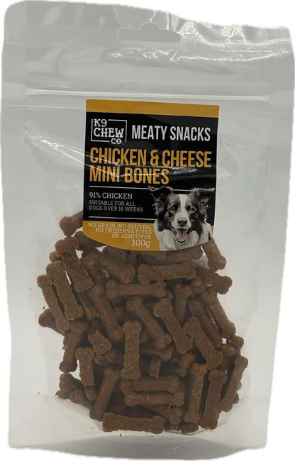 Meaty Snacks Mini Bone Training Treats 100g