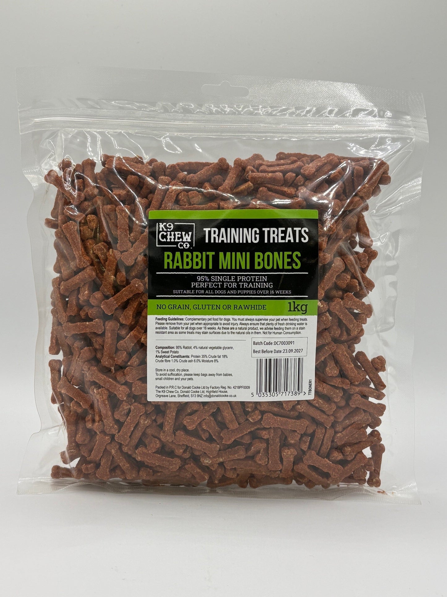Mini Bone Training Treats 1kg