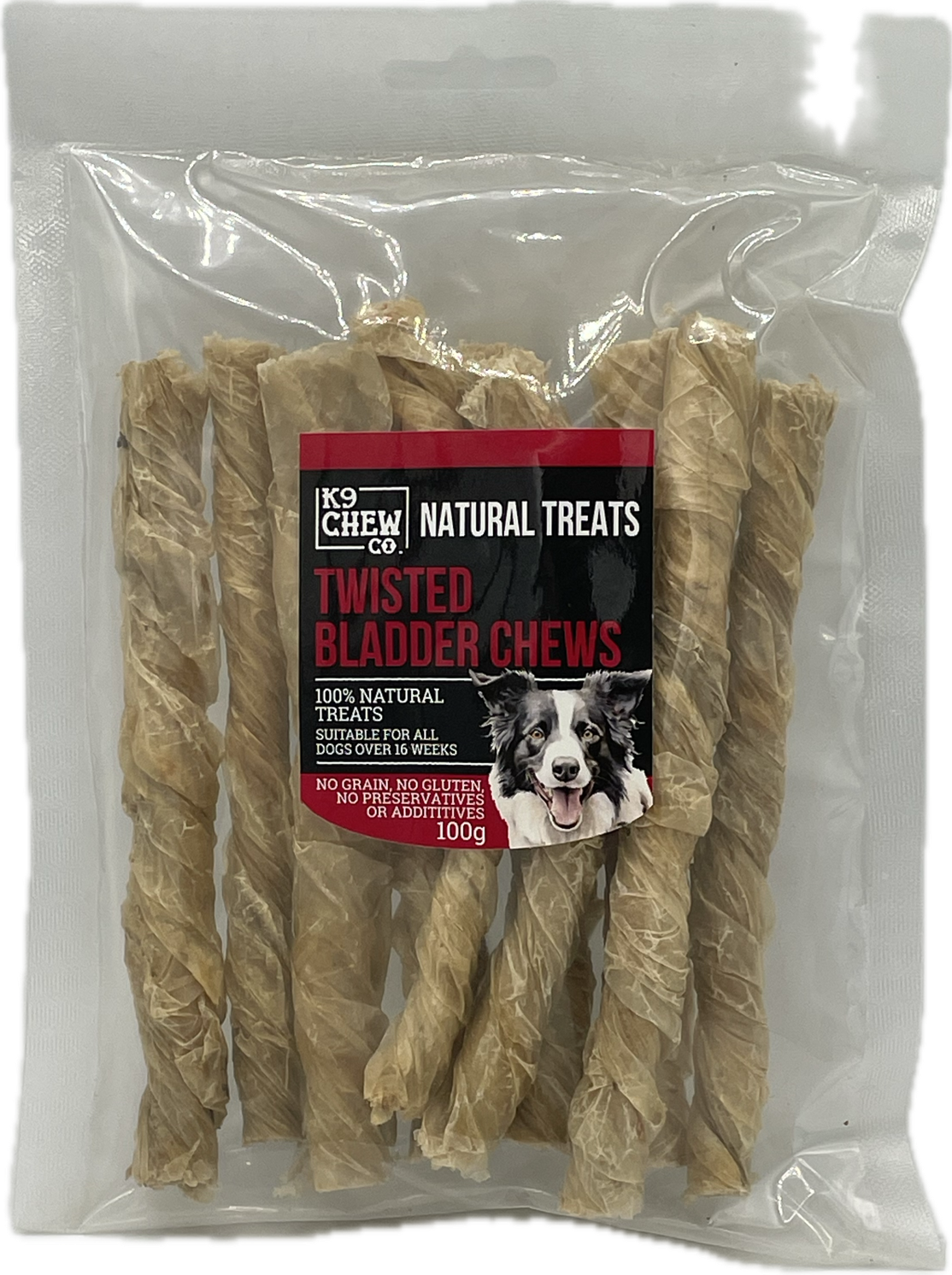 Twisted Bladder Chews 100g