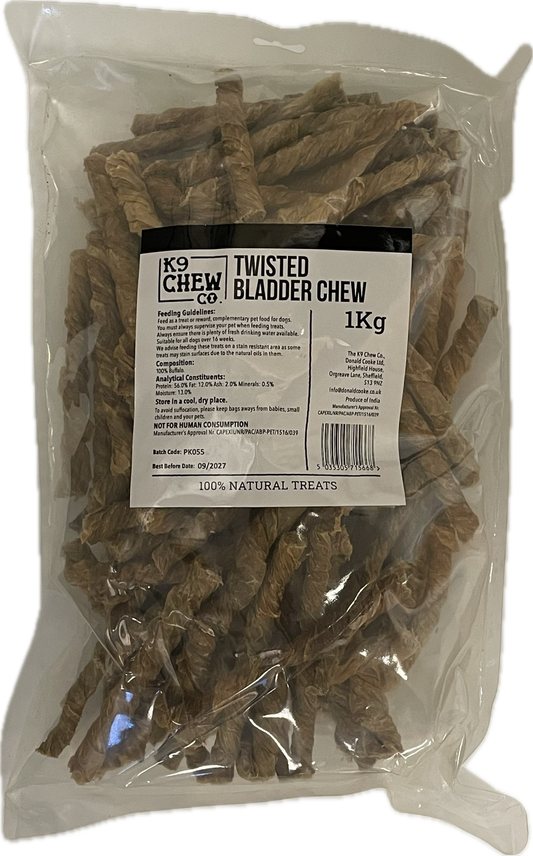 Twisted Bladder Chew 1kg