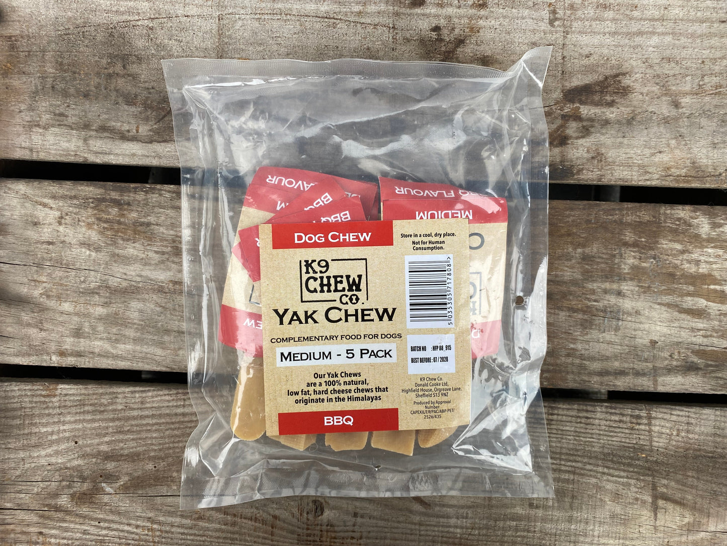 Yak Chew BBQ 5 pack