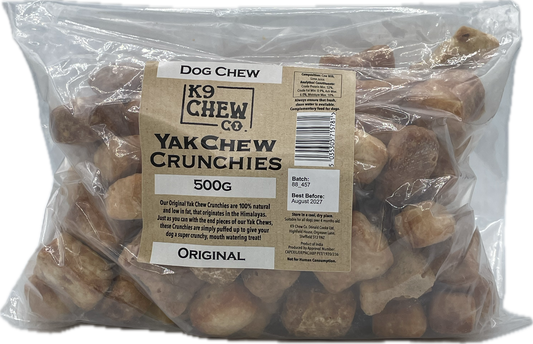 Yak Chew Crunchies 500g Original