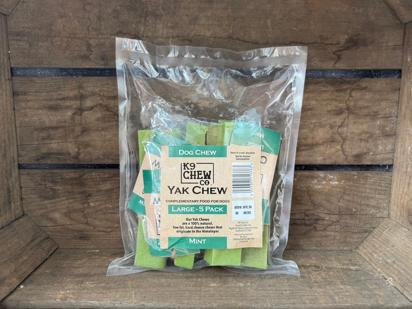 Yak Chew Mint 5 pack
