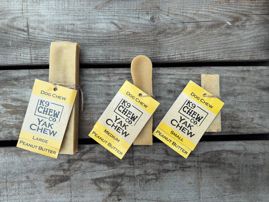 Yak Chew Peanut Butter 5 pack