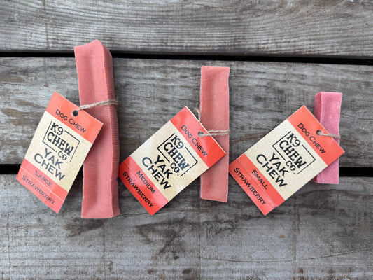Yak Chew Strawberry 5 pack