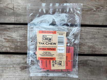 Yak Chew Strawberry 5 pack
